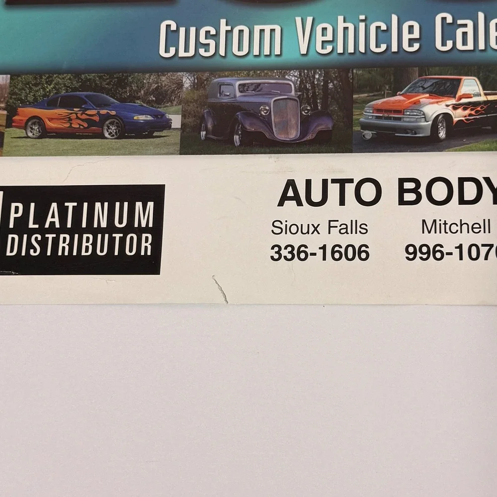 Vintage 2004 PPG Custom Vehicle Calendar Hot Rods Classic Cars Auto Body *